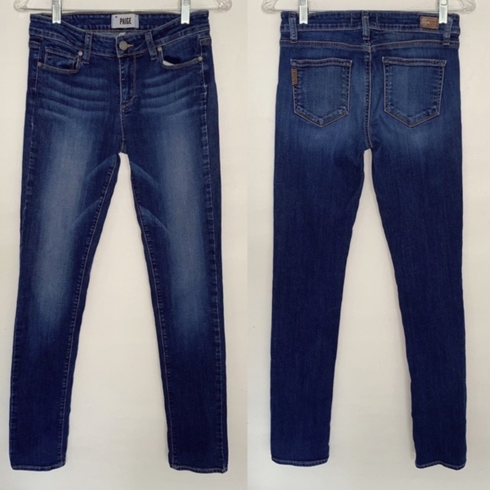 Women’s Paige Peg Skinny Medium Rinse Denim Jeans size 26​​